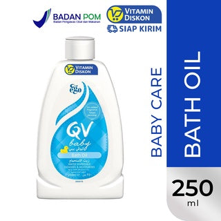 QV BABY BATH OIL 250ML BPOM