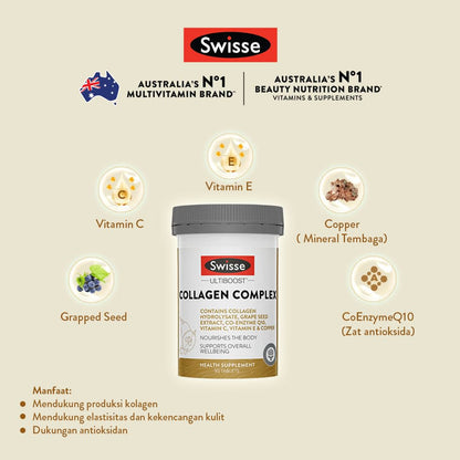 SWISSE ULTIBOOST COLLAGEN COMPLEX - 30 TAB
