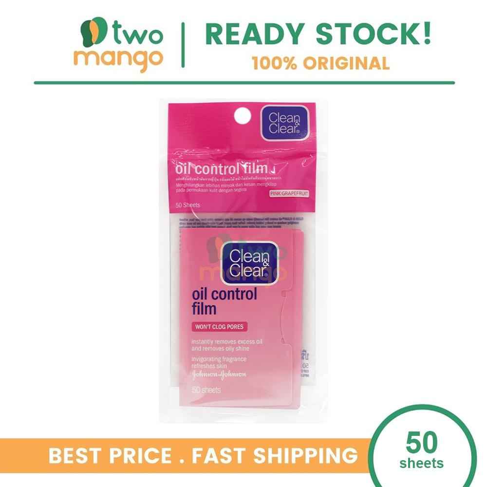 CLEAN & CLEAR OIL CONTROL FILM PINK 50S