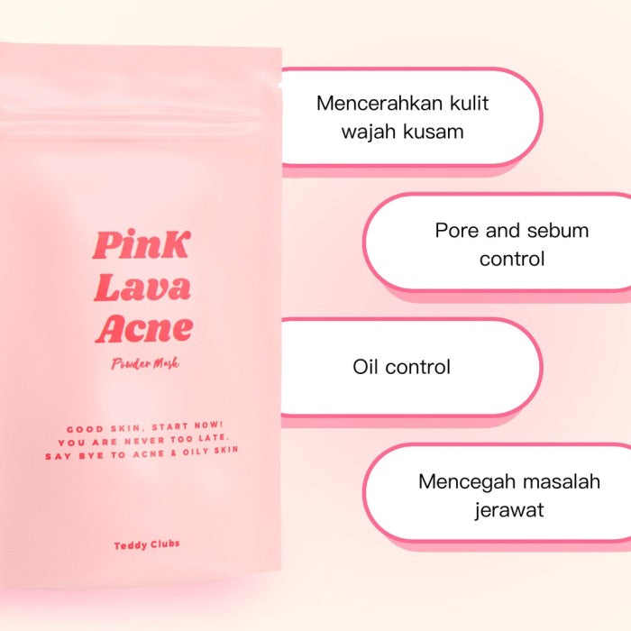 TEDDY CLUBS PINK LAVA ACNE 30GR