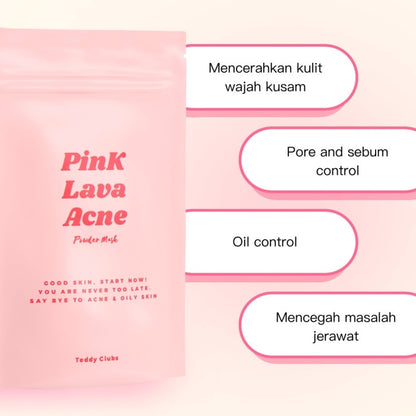 TEDDY CLUBS PINK LAVA ACNE 30GR