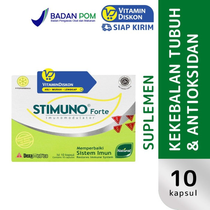 STIMUNO FORTE UNTUK MEMPERBAIKI SISTEM IMUN - 10 KAPSUL