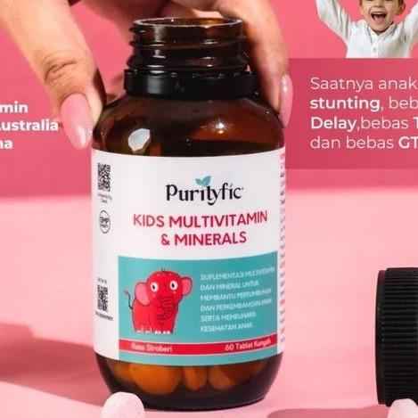 PURITY KIDS MULTIVITAMIN & MINERALS 60 TABLET KUNYAH