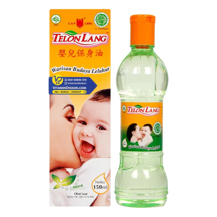 CAP LANG MINYAK TELON 150 ML