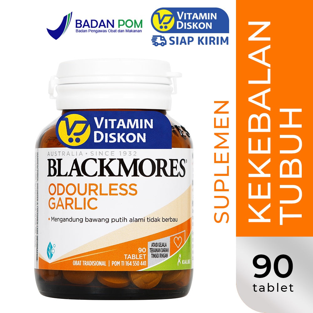 BLACKMORES ODOURLESS GARLIC 90 TABLET BPOM KALBE