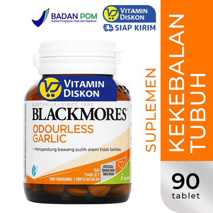 BLACKMORES ODOURLESS GARLIC 90 TABLET BPOM KALBE