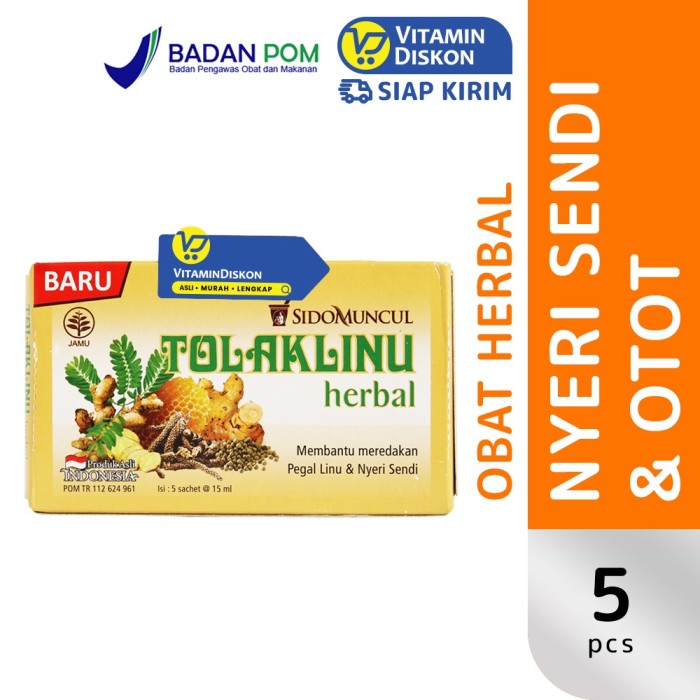 SIDOMUNCUL TOLAK LINU CAIR - 1 BOX (5 PCS)