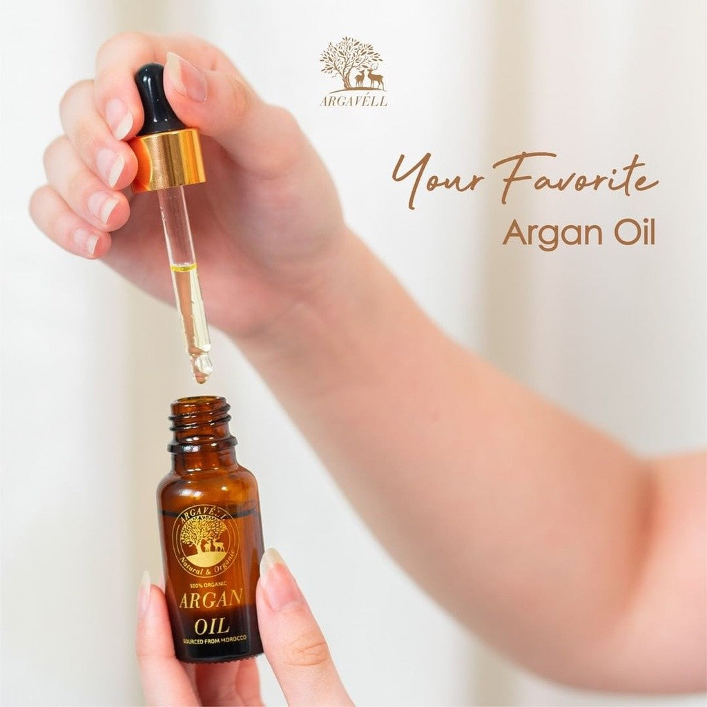 ARGAVELL CERTIFIED ORGANIC ARGAN OIL SOURCED FROM MOROCCO - 20ML