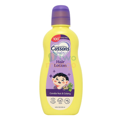 CUSSONS BABY HAIR LOTION EXTRA FILL CANDLE NUT 100ML+100ML