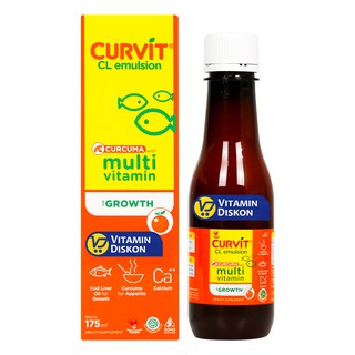 CURVIT CL EMULSION SYRUP ORANGE 175 ML I Multivitamin Anak