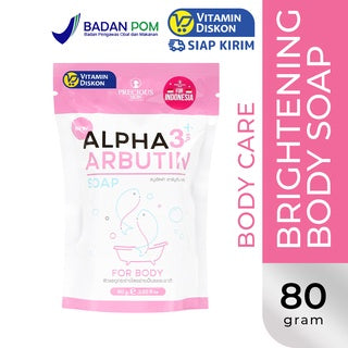 PRECIOUS SKIN ALPHA ARBUTIN 3 PLUS BODY SOAP 80GR