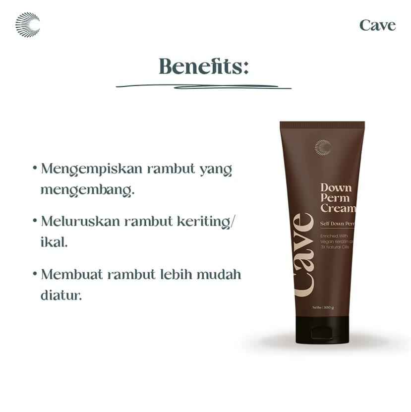 CAVE DOWN PERM CREAM 100GR