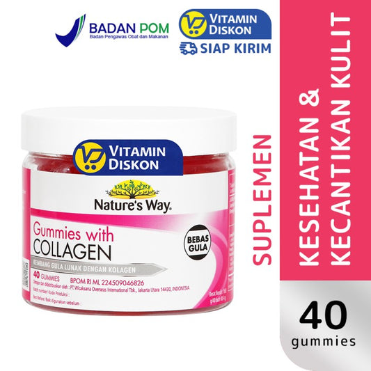 NATURE'S WAY COLLAGEN GUMMIES 40 GUMS BPOM