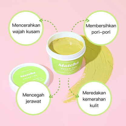 TEDDY CLUBS MINI MATCHA CLAY MASK 15ML