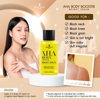 PRECIOUS SKIN AHA MIMI BRIGHTENING & WHITENING BOOSTER BODY SERUM 30ML