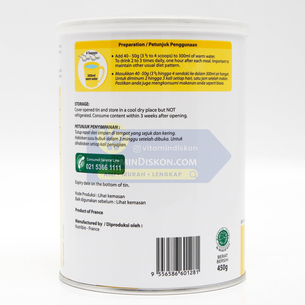 APPETON WEIGHT GAIN SUSU UNTUK GEMUK RASA VANILLA 450 Gr