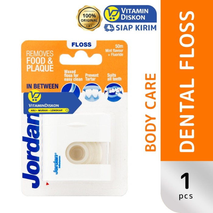 JORDAN INBETWEEN DENTAL FLOSS 50M