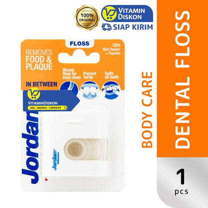 JORDAN INBETWEEN DENTAL FLOSS 50M