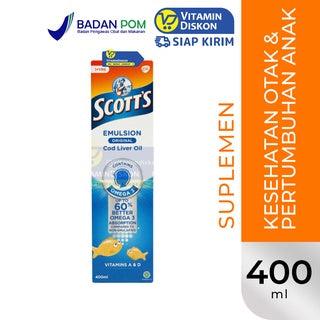 SCOTT'S EMULSION ORIGINAL REGULER - 400 ML