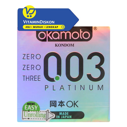 OKAMOTO KONDOM PLATINUM 003 2'S BPOM