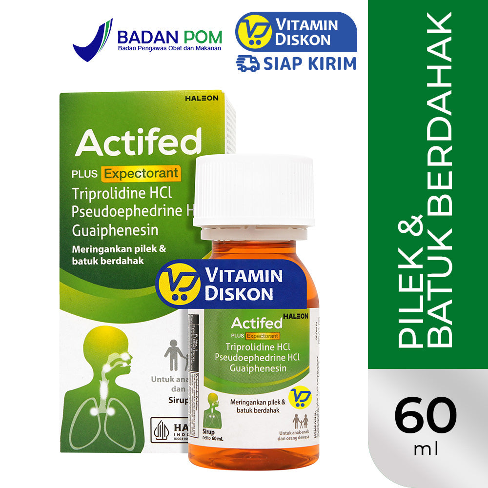 ACTIFED PLUS EXPECTORANT SIRUP 60 ML