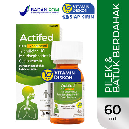 ACTIFED PLUS EXPECTORANT SIRUP 60 ML