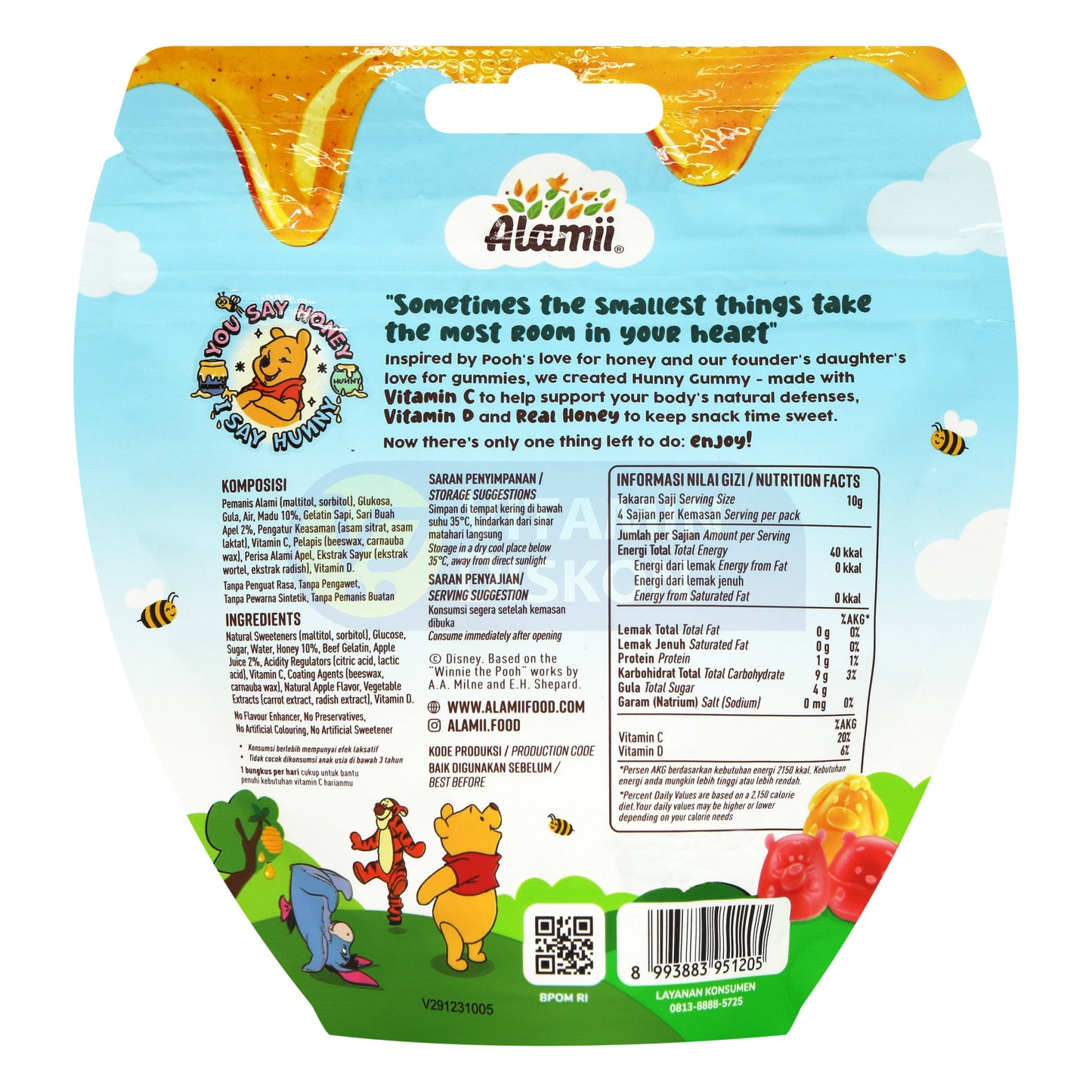 ALAMII HUNNY GUMMY APPLE AND HONEY 36G