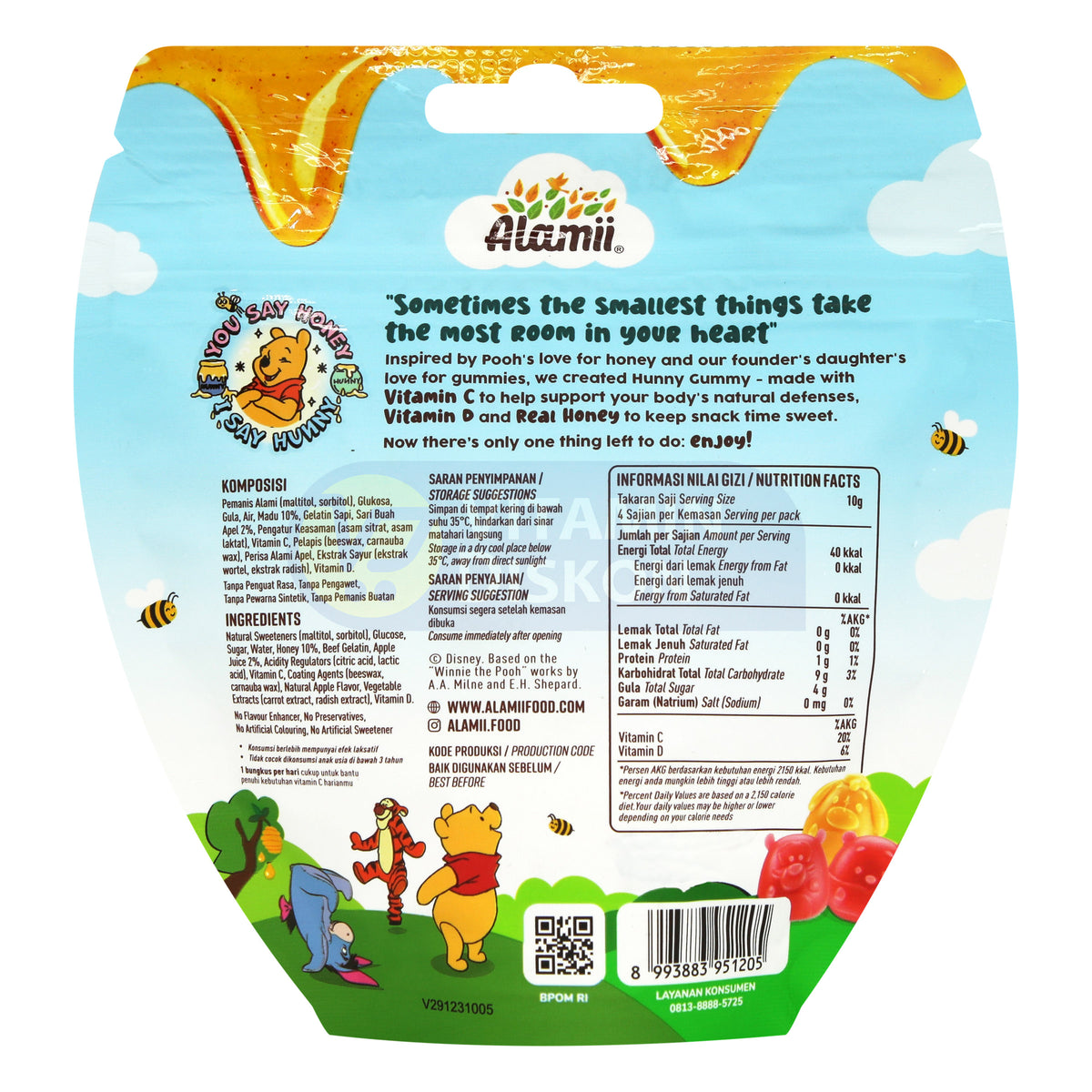 ALAMII HUNNY GUMMY APPLE AND HONEY 36G