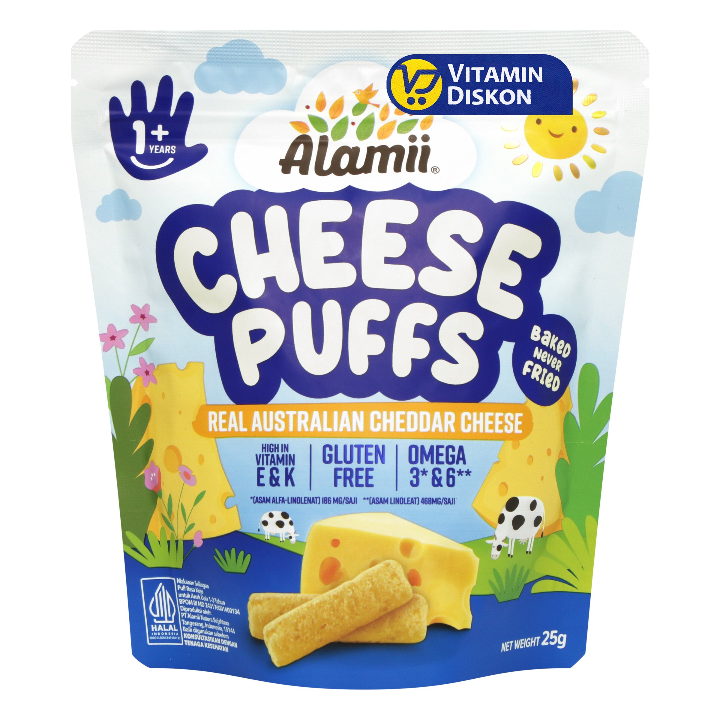 ALAMII CHEESE PUFFS 25GR