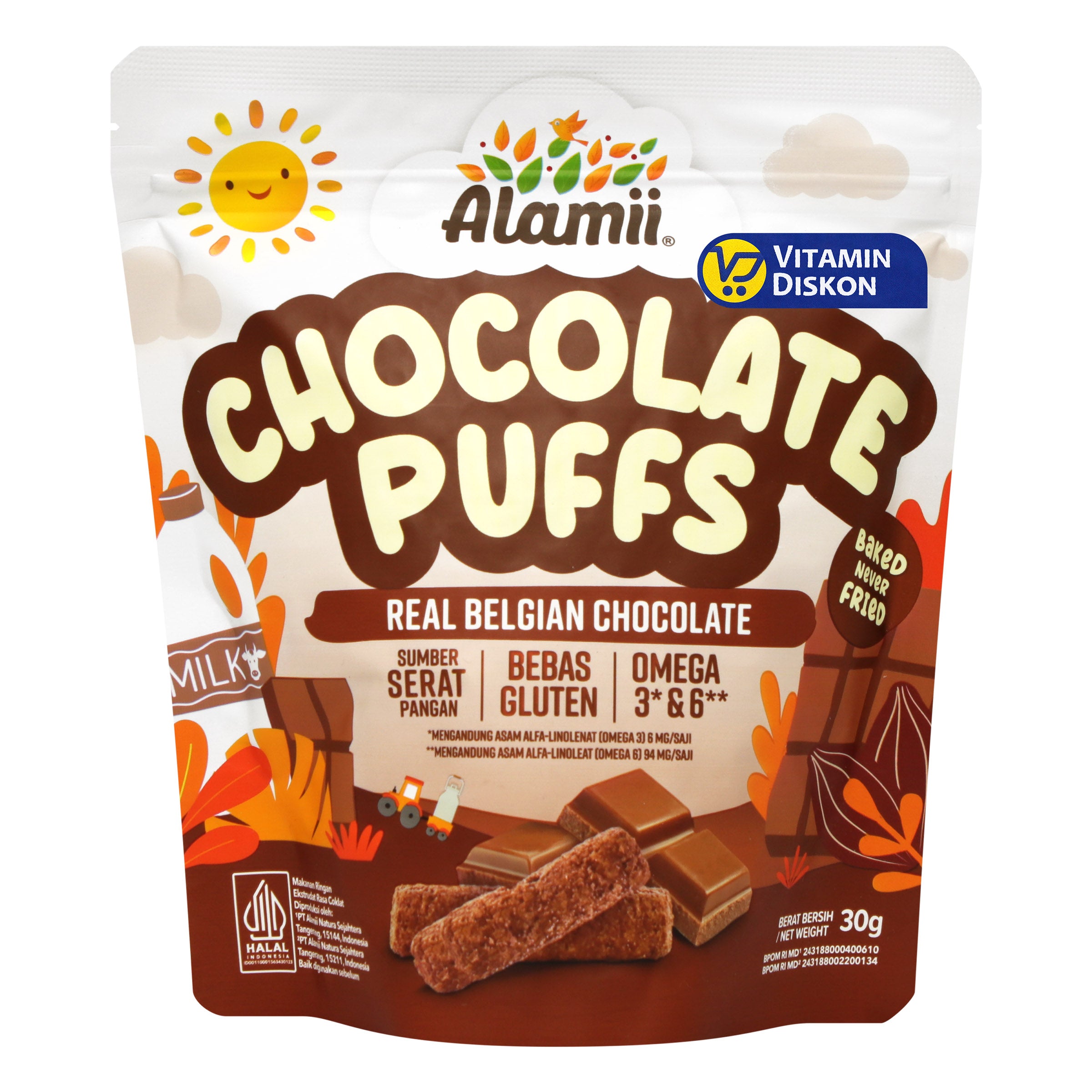 ALAMII CHOCOLATE PUFFS 30GR