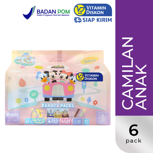 ALAMII DISNEY VARIETY PACKS PUFFS 6 PACKS BONUS COLLECTIBLE LEARNING CARDS