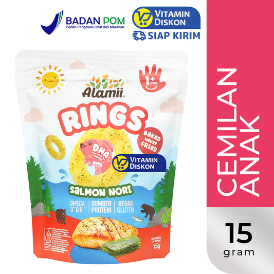 ALAMII RINGS SALMON NORI 15 GR