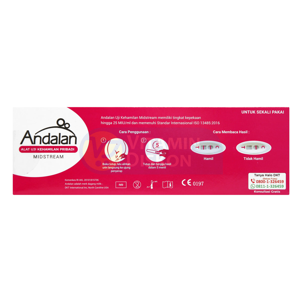 ANDALAN MIDSTREAM UJI KEHAMILAN PRIBADI COMPACT