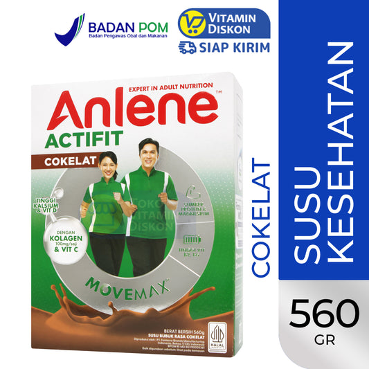 ANLENE ACTIFIT COKELAT 560G