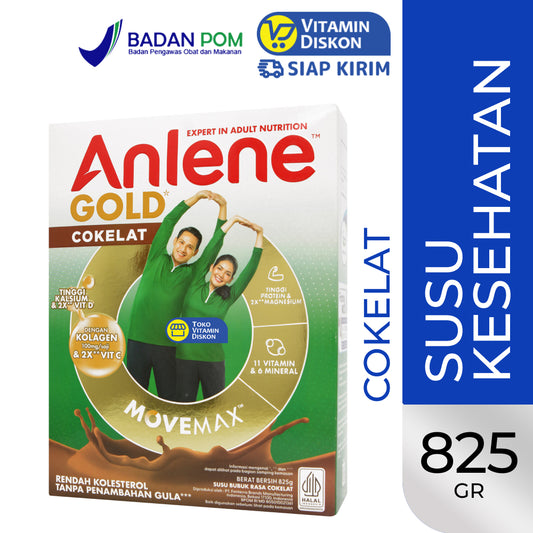ANLENE GOLD COKELAT 825G
