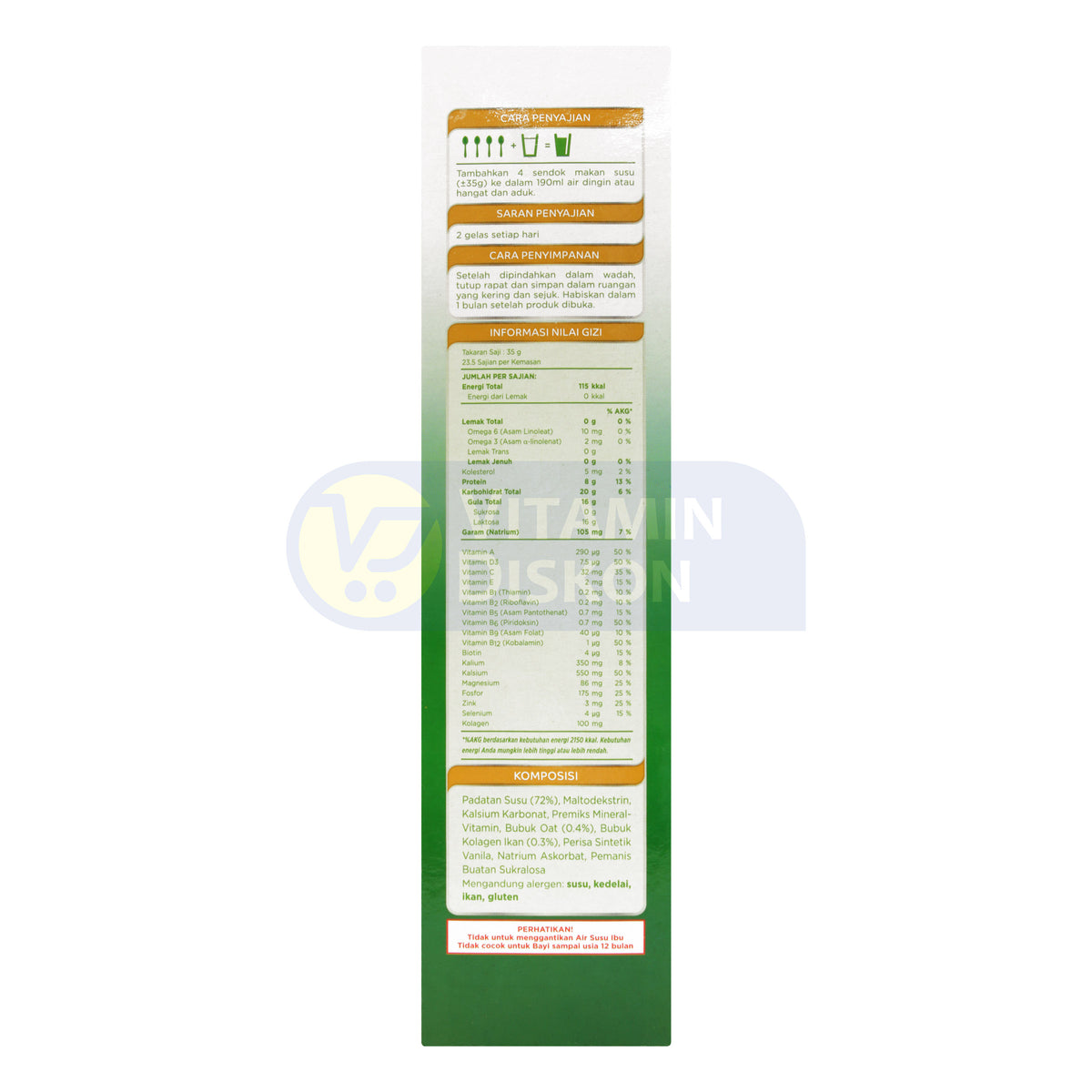 ANLENE GOLD VANILLA 825G