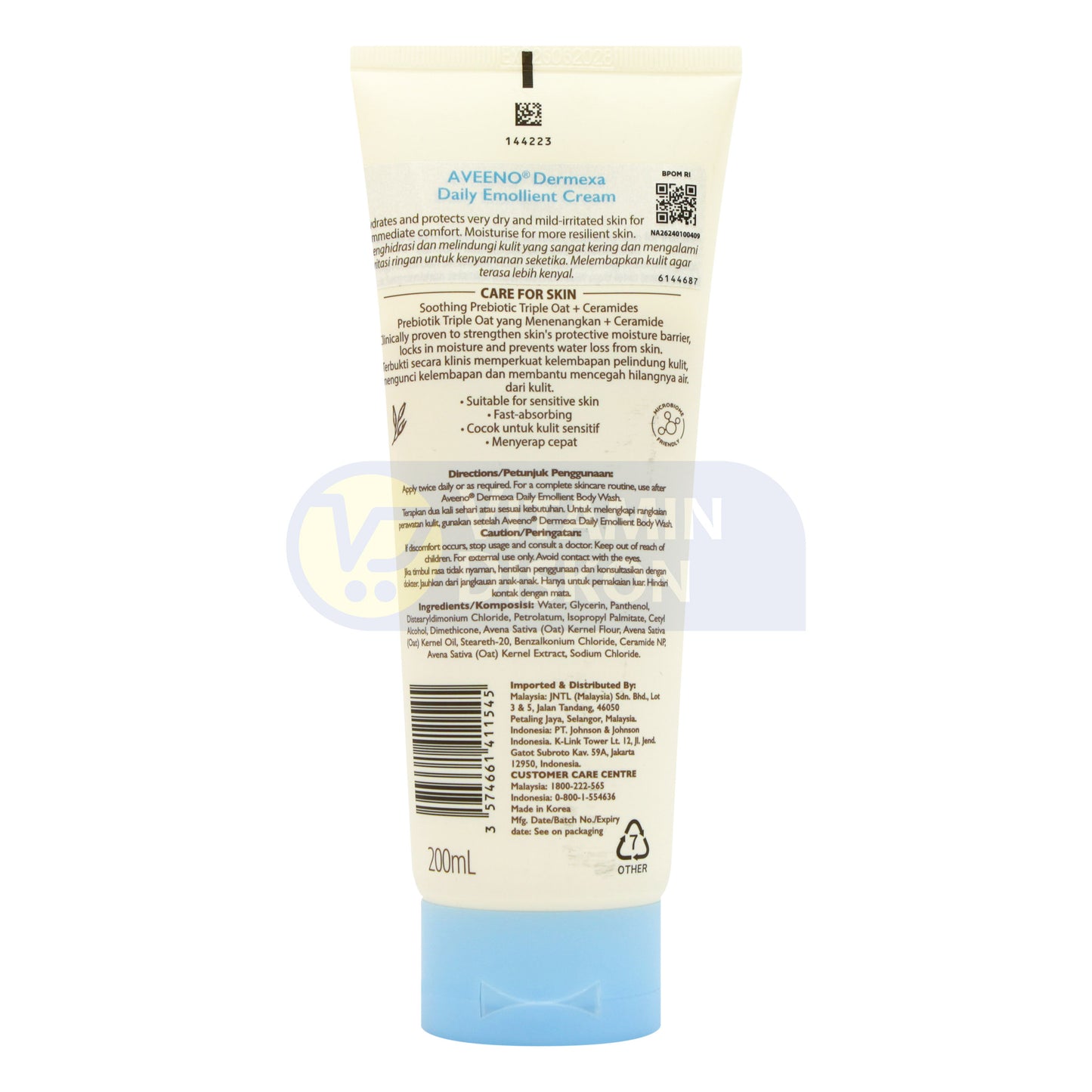 AVEENO BABY DERMEXA CREAM 200 GR