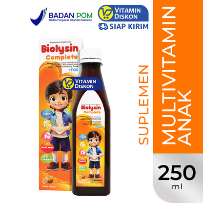 BIOLYSIN COMPLETE RASA JERUK 250 ML