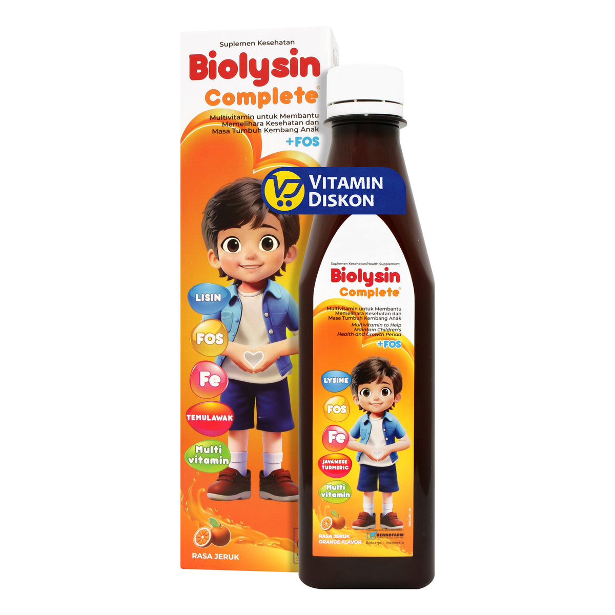 BIOLYSIN COMPLETE RASA JERUK 250 ML