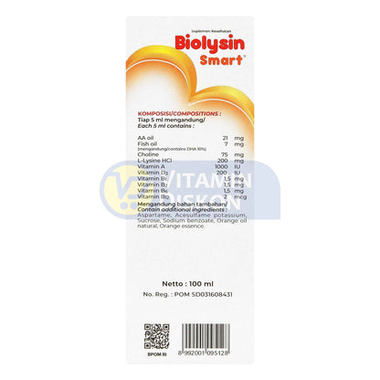 BIOLYSIN SMART JERUK 100 ML