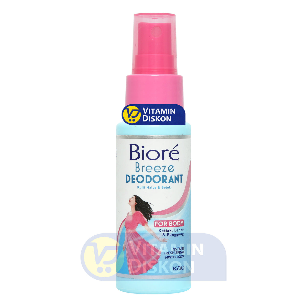 BIORE BREEZE DEODORANT SPRAY MINTY FLORAL 50 ML