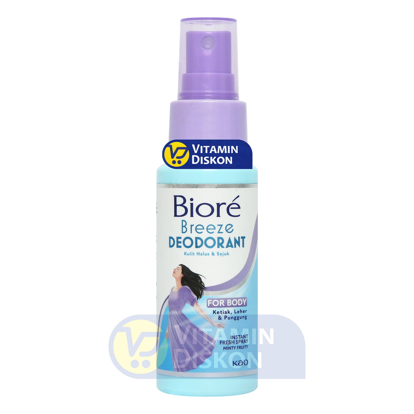 BIORE BREEZE DEODORANT SPRAY MINTY FRUITY 50 ML