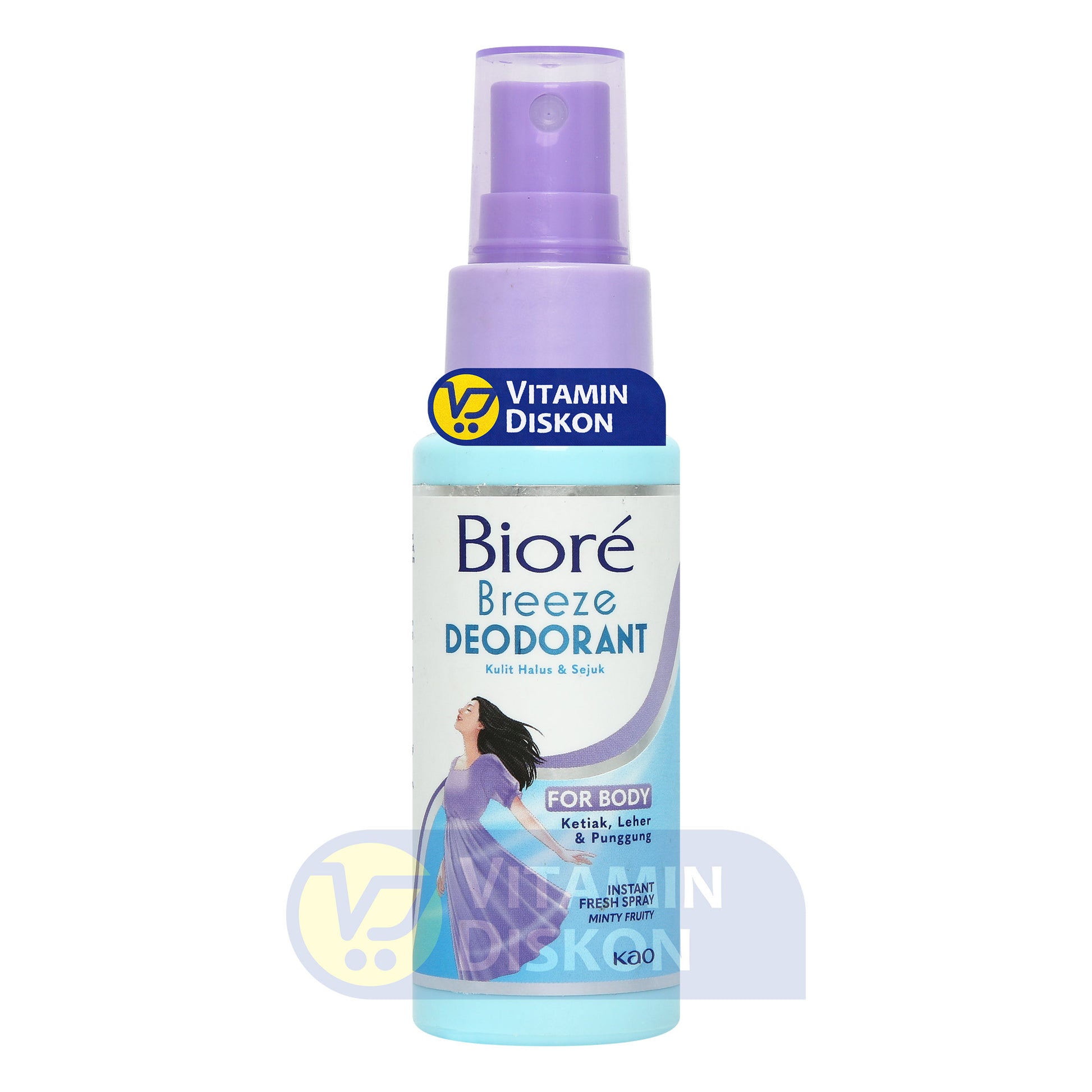 BIORE BREEZE DEODORANT SPRAY MINTY FRUITY 50 ML