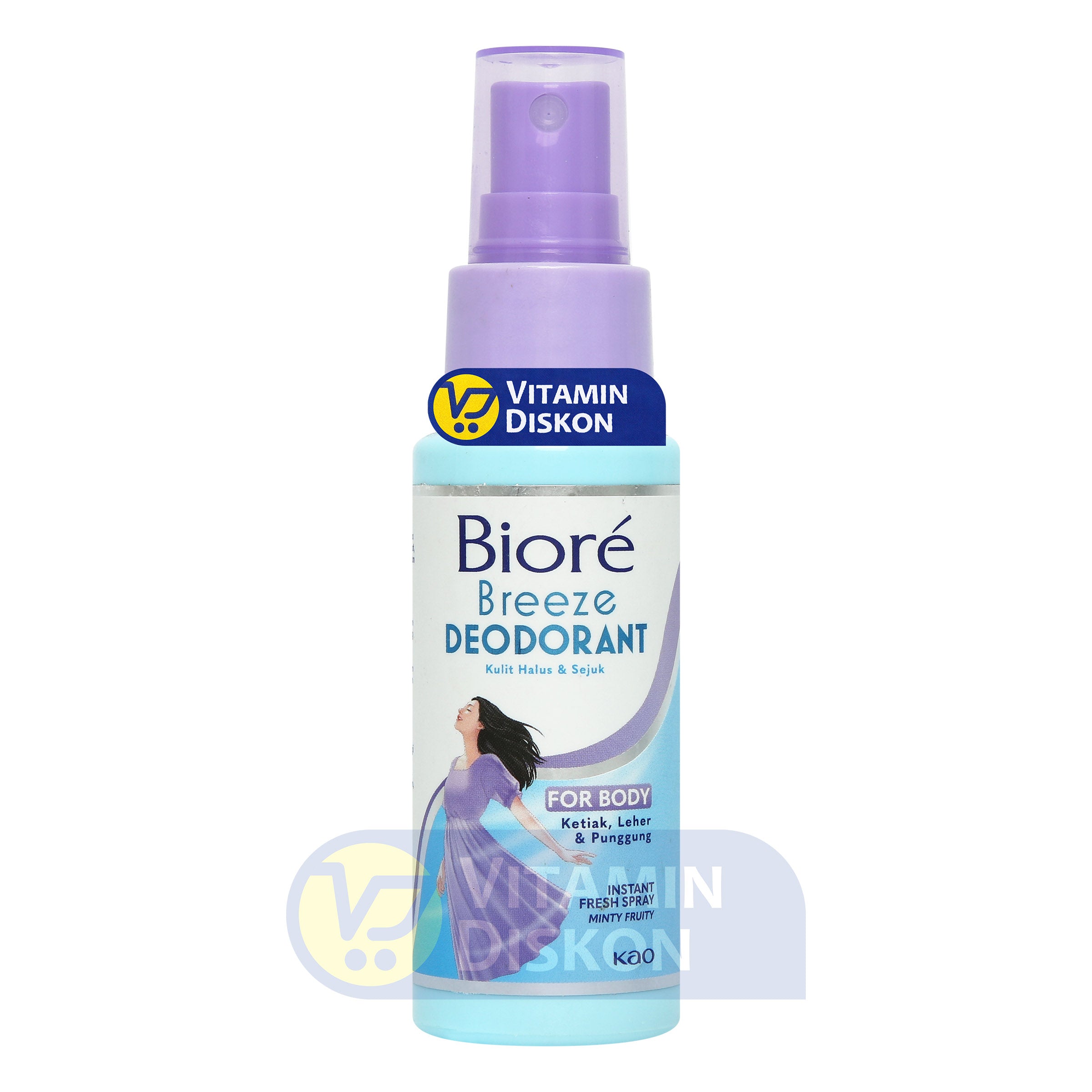 BIORE BREEZE DEODORANT SPRAY MINTY FRUITY 50 ML