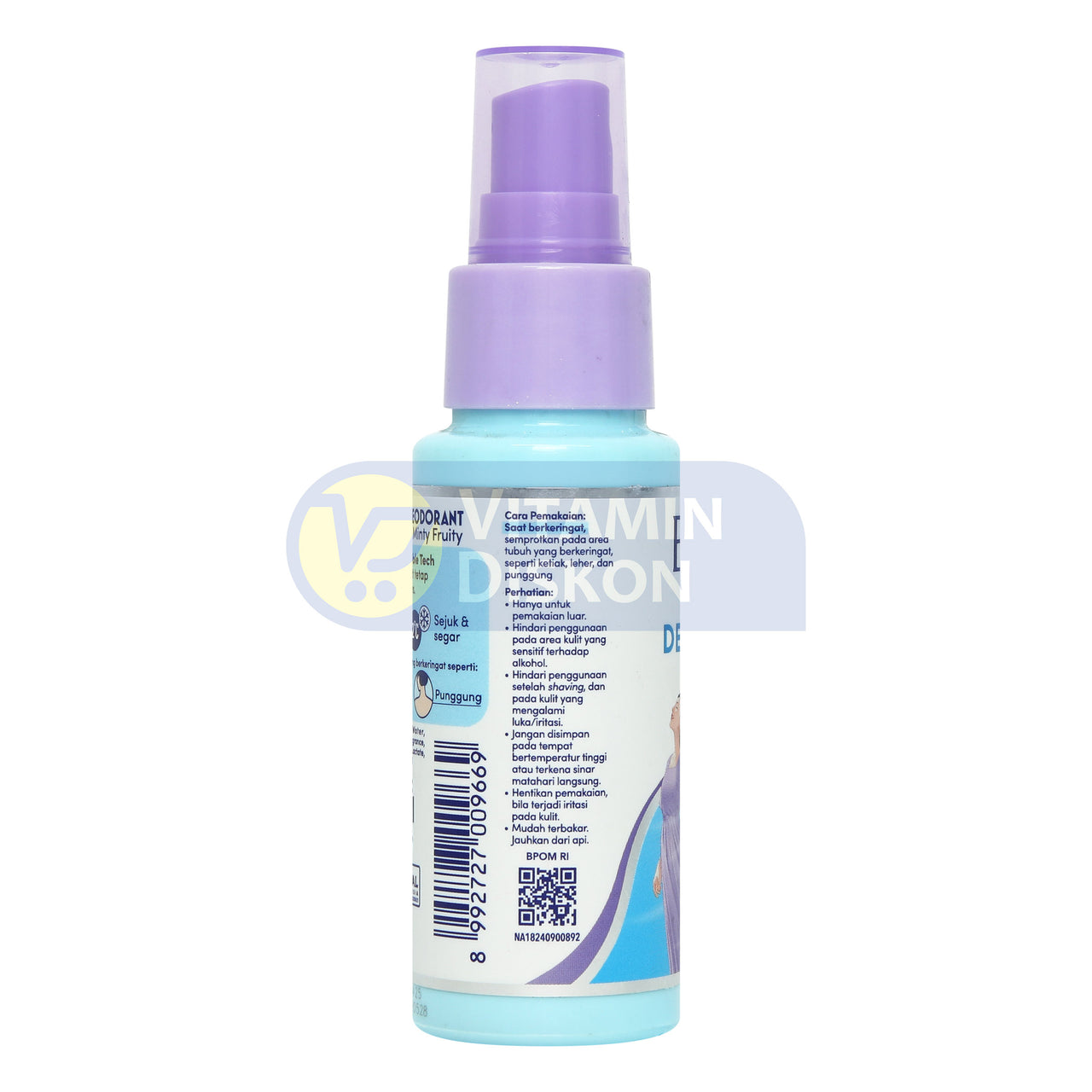 BIORE BREEZE DEODORANT SPRAY MINTY FRUITY 50 ML