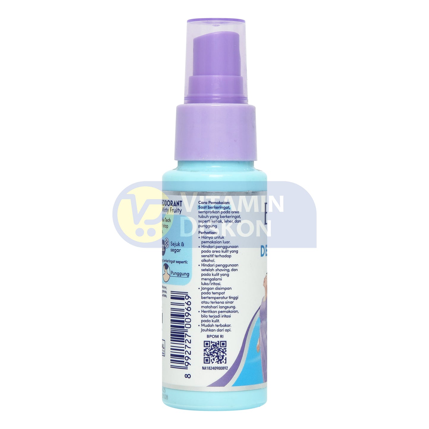 BIORE BREEZE DEODORANT SPRAY MINTY FRUITY 50 ML