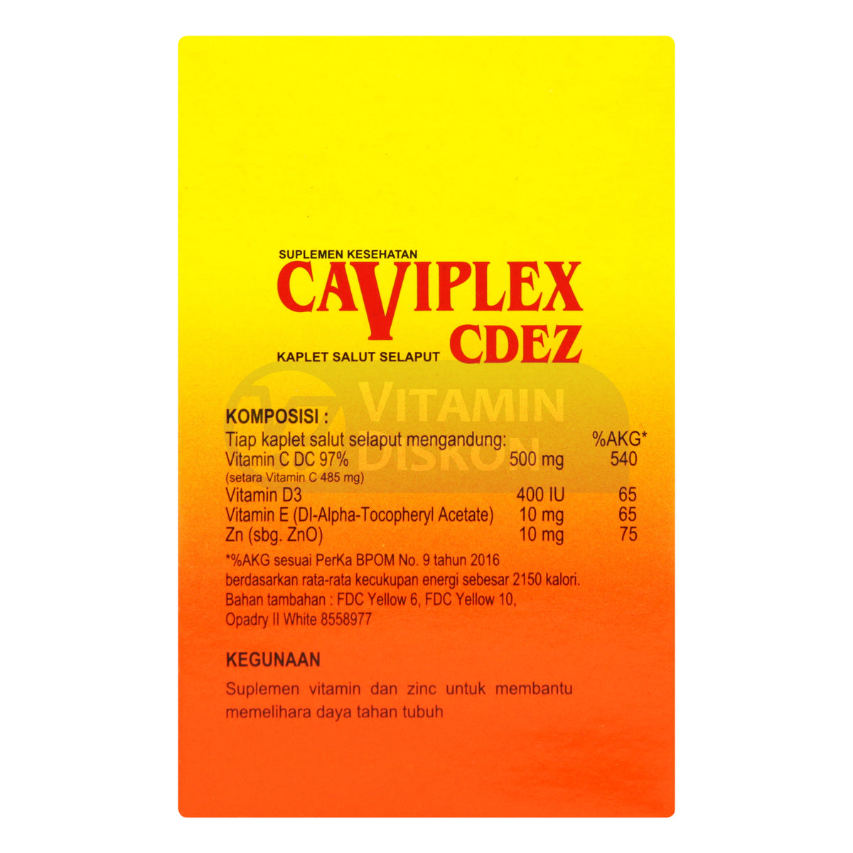 CAVIPLEX CDEZ ISI 60 KAPLET