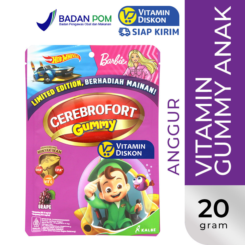 CEREBROFORT MARINE GUMMY RASA ANGGUR 20GR