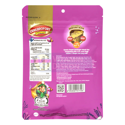 CEREBROFORT MARINE GUMMY RASA ANGGUR 20GR