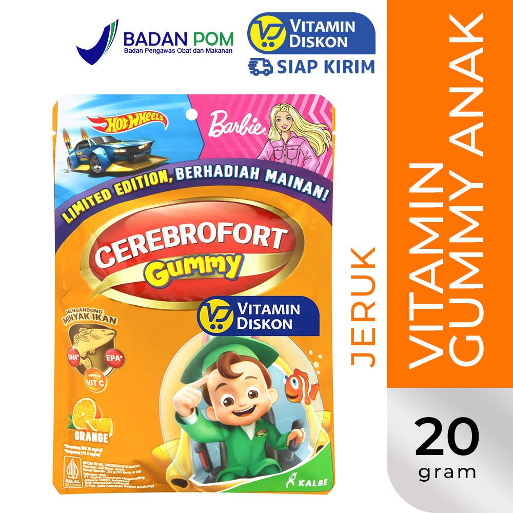 CEREBROFORT MARINE GUMMY RASA JERUK 20GR